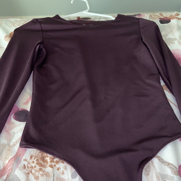 Tops - Purple Long-sleeve Bodysuit